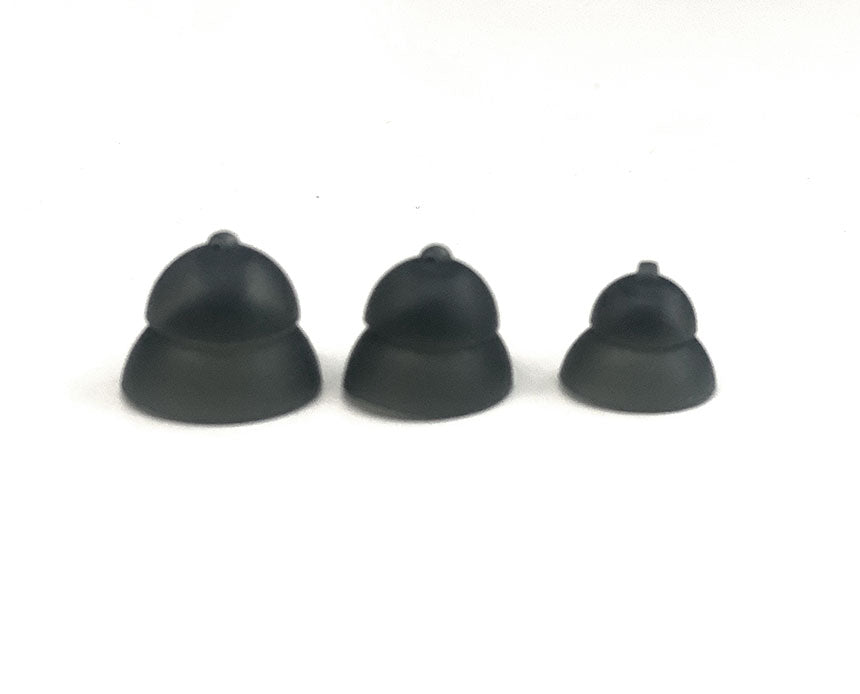 Black Double Domes (3 per packet) (Suitable for Jaspa 3 BTE and DURA models) image 0