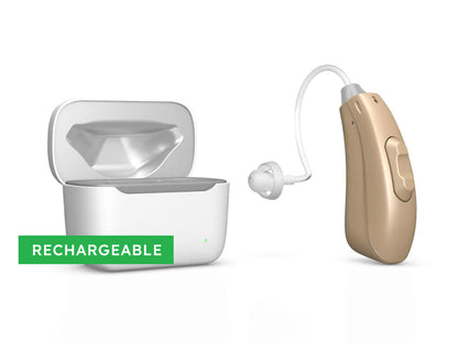 Jaspa 3 Dura Rechargeable Hearing Aid - Right Ear, Beige image
